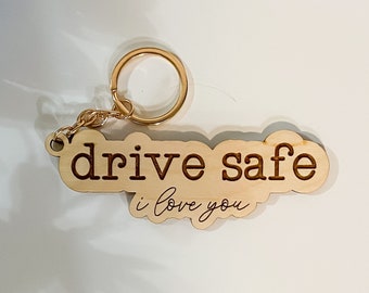 Drive safe keychain svg