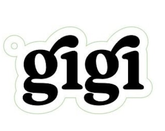 Gigi keychain svg