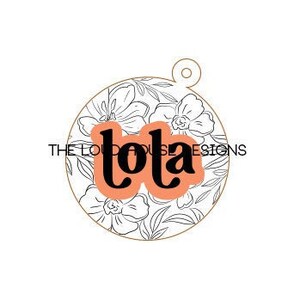 LOLA KEYCHAIN SVG