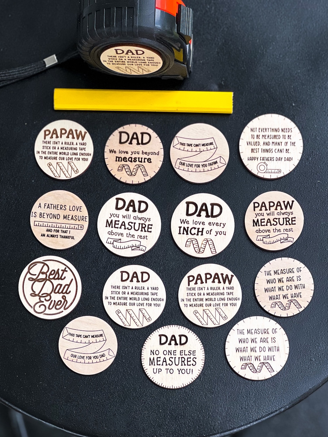 Fathers Day SVG Fathers Day Tape Measure SVG Etsy