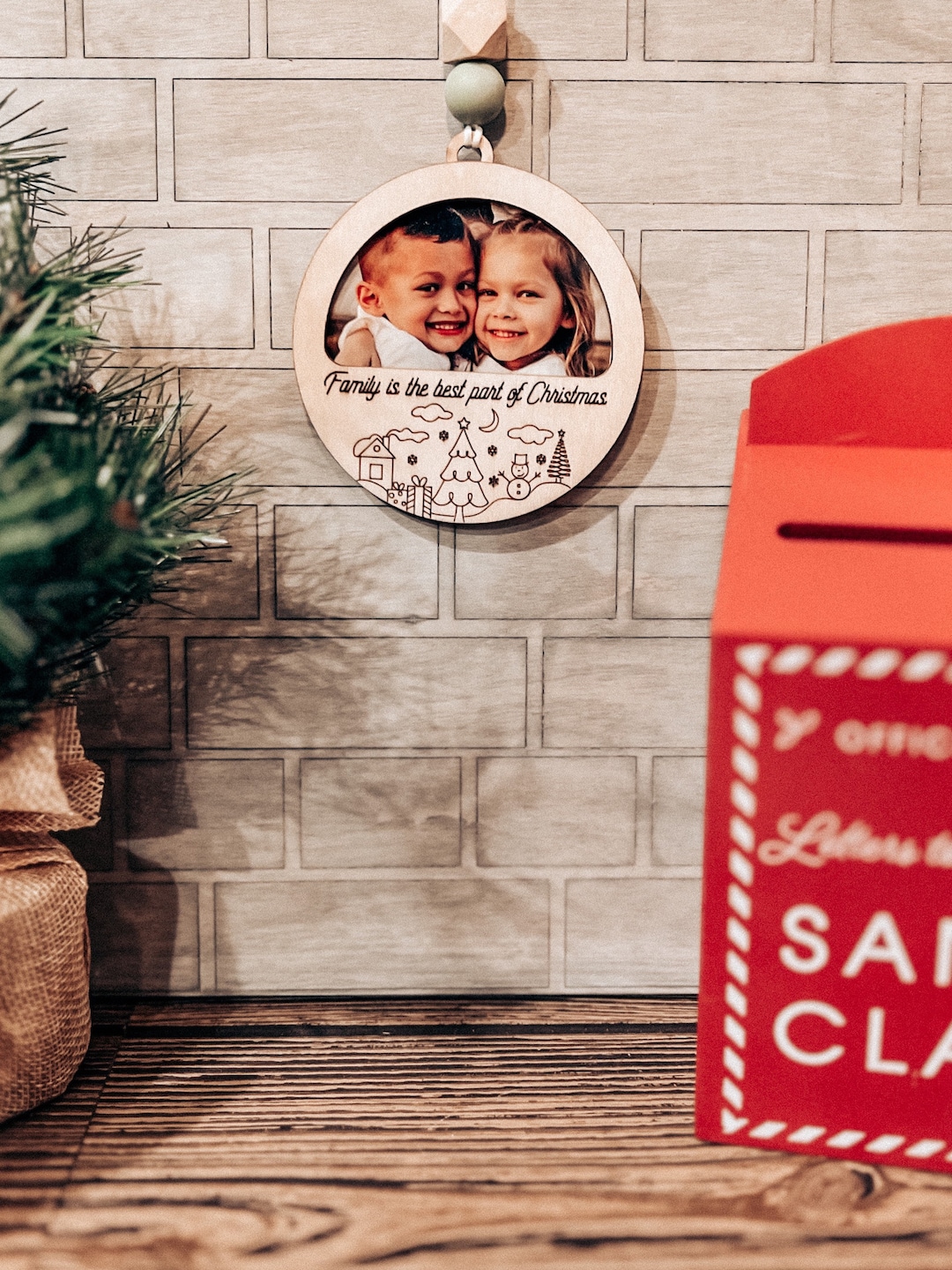 Picture Ornament Christmas Photo Frame Christmas Ornament Family