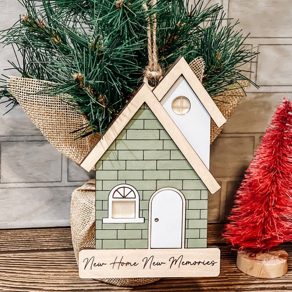 New Home Ornament Etsy