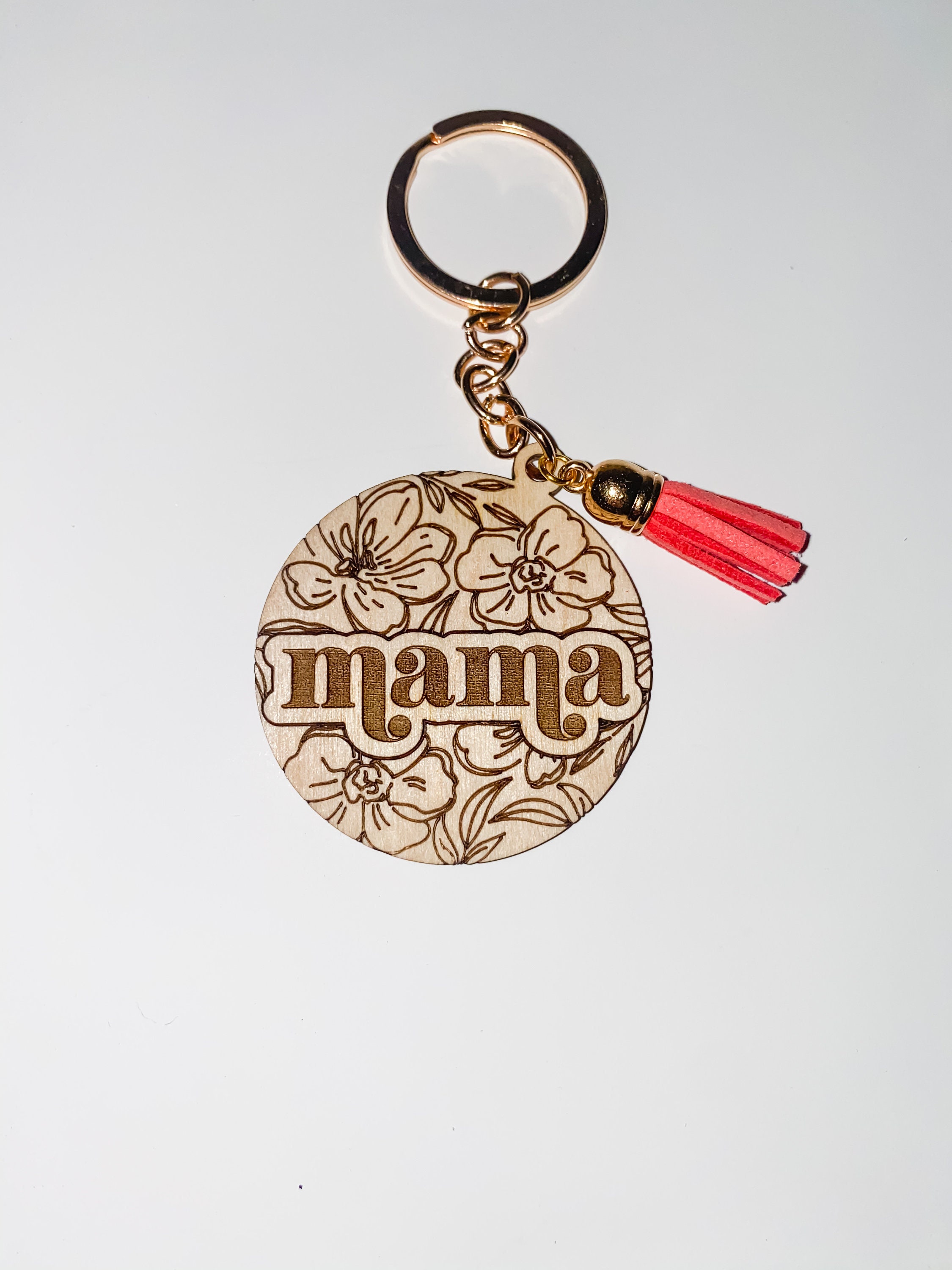 Mama floral keychain svg Etsy