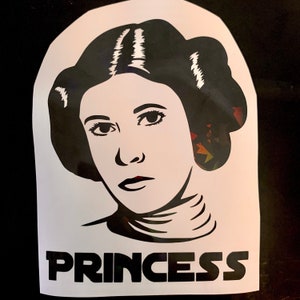 Princess Leia Vinyl Decal