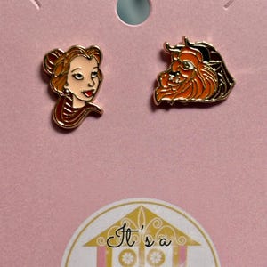 Beauty and the Beast Inspired Earrings