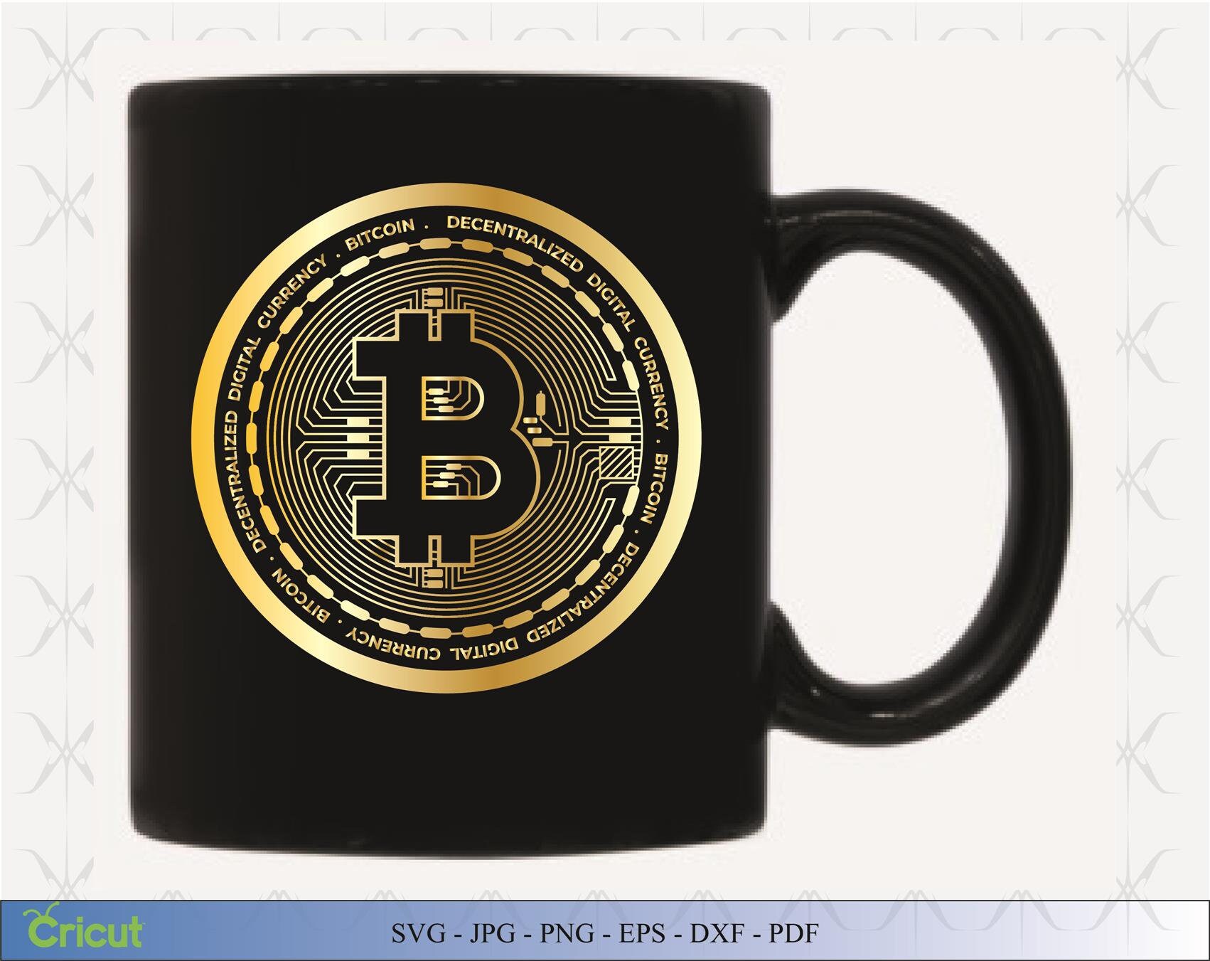Bitcoin 10 Different Logo Emblem SVG Cut File T-Shirts Cup | Etsy