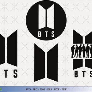 Bts K-POP Group İmage Set 12 Different BTS Group Theme Svg - Etsy