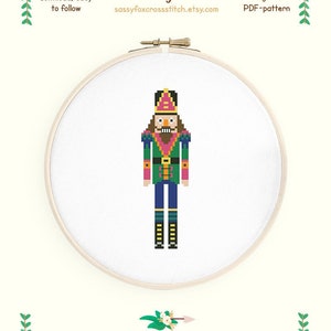 Nutcracker Cross Stitch Pattern. Christmas Toy Chart. Instant Download ...
