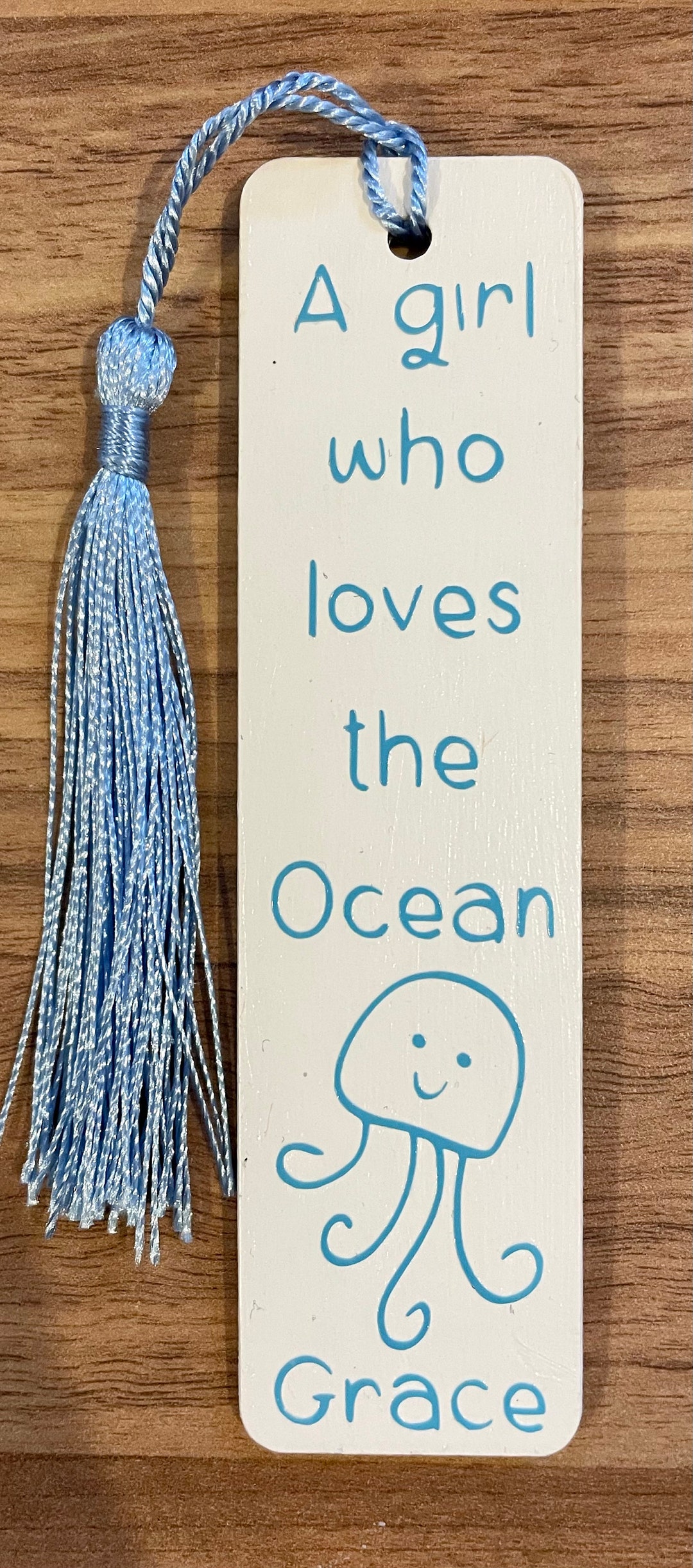 Ocean Bookmark Personalised Bookmark Childrens Bookmark Etsy