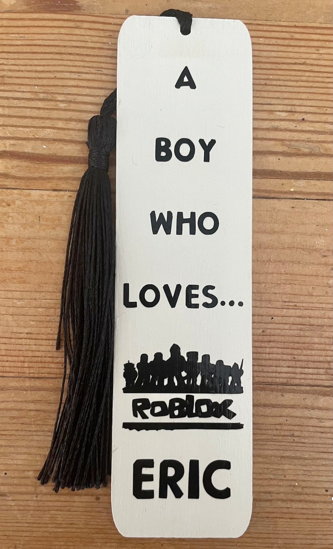 Roblox Inspired Bookmark Personalised Bookmark Childrens Bookmark