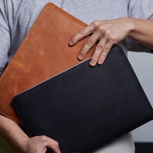 Funda de cuero para Surface Pro 9/8, Laptop Studio, Go 3/X: funda vintage para dispositivos Surface. Funda personalizada para portátil.