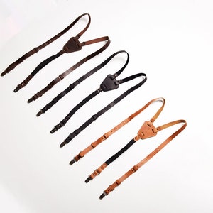 Women leather suspenders, Female Suspenders, Gifts for Her, Gifts for wife, Suspenders for a girl image 5