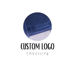 Custom logo heat embossing
