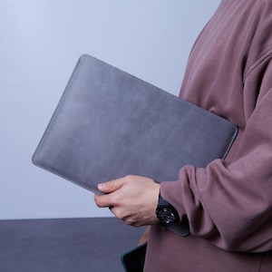 Crazy Horse Ledertasche für Surface Laptop Studio/Pro