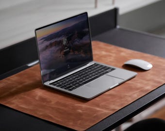 Leather Desk Pad – Large Workspace Blotter – Office Table Protector