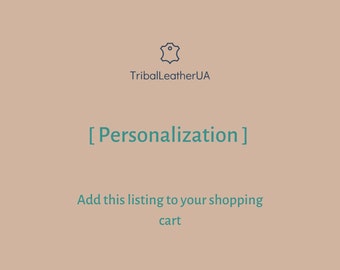 Opción de personalización TribalLeatherUA