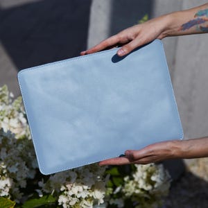 Leder Laptoptasche: Filz gefütterte, personalisierte Microsoft Surface & MacBook Cover