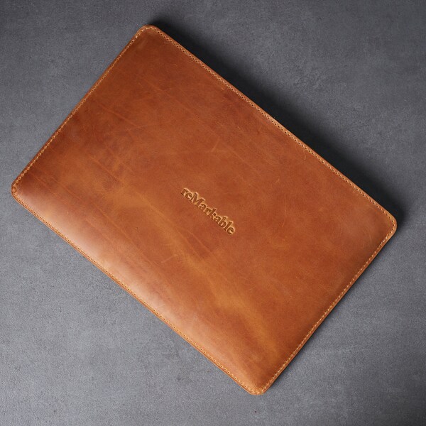 reMarkable 2 Tablet Case, Personalized reMarkable 2 Case Leather, reMarkable Cover, reMarkable Leather Case