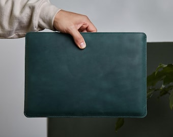 Customized Leather MacBook Case for MacBook Air 13, MacBook Air 15&quot; 2023, Pro 13 M1 and MacBook Pro 15/16 MacBook case with Embossing