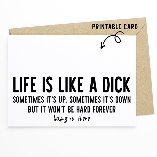 Printable Penis Card for Mom - Etsy