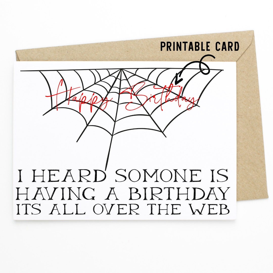 Funny Halloween Birthday Card I Heard Its Your Birthday, Its All Over