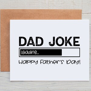 Carte de fête des pères amusante - blague papa. . . Chargement