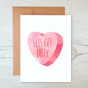 Mari drôle ou carte de Saint Valentin - Let's get sale - carte d'anniversaire