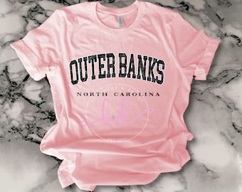 Outer Banks png, vintage inspired, distressed digital file