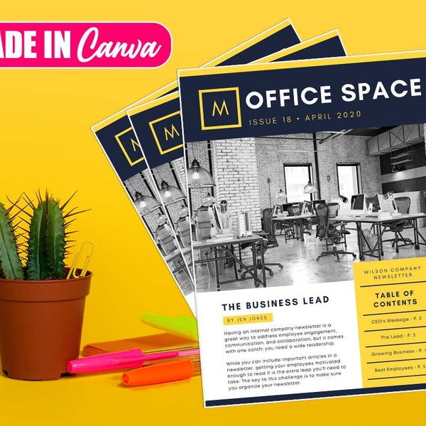 Office Space Flyer, DIY Canva Office Space Templates, Editable Canva US Letter Size Template For Office Space Flyer | 2022