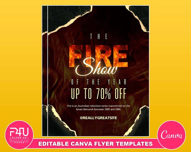Fire Show Flyer DIY Canva Fire Show Flyer Template Editable Etsy Fire Show Flyer DIY Canva Fire Show Flyer Template Editable Etsy