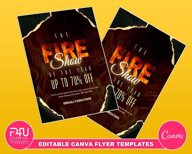 Fire Show Flyer DIY Canva Fire Show Flyer Template Editable Etsy Fire Show Flyer DIY Canva Fire Show Flyer Template Editable Etsy