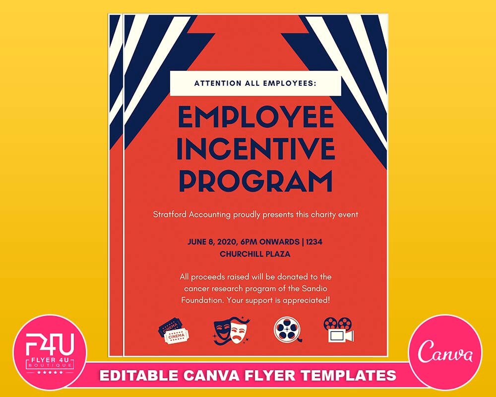 Employee Incentive Program, DIY Canva Employee Incentive Program ...
