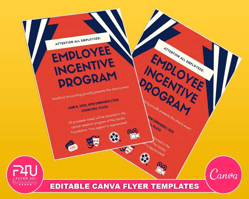 Employee Incentive Program, DIY Canva Employee Incentive Program