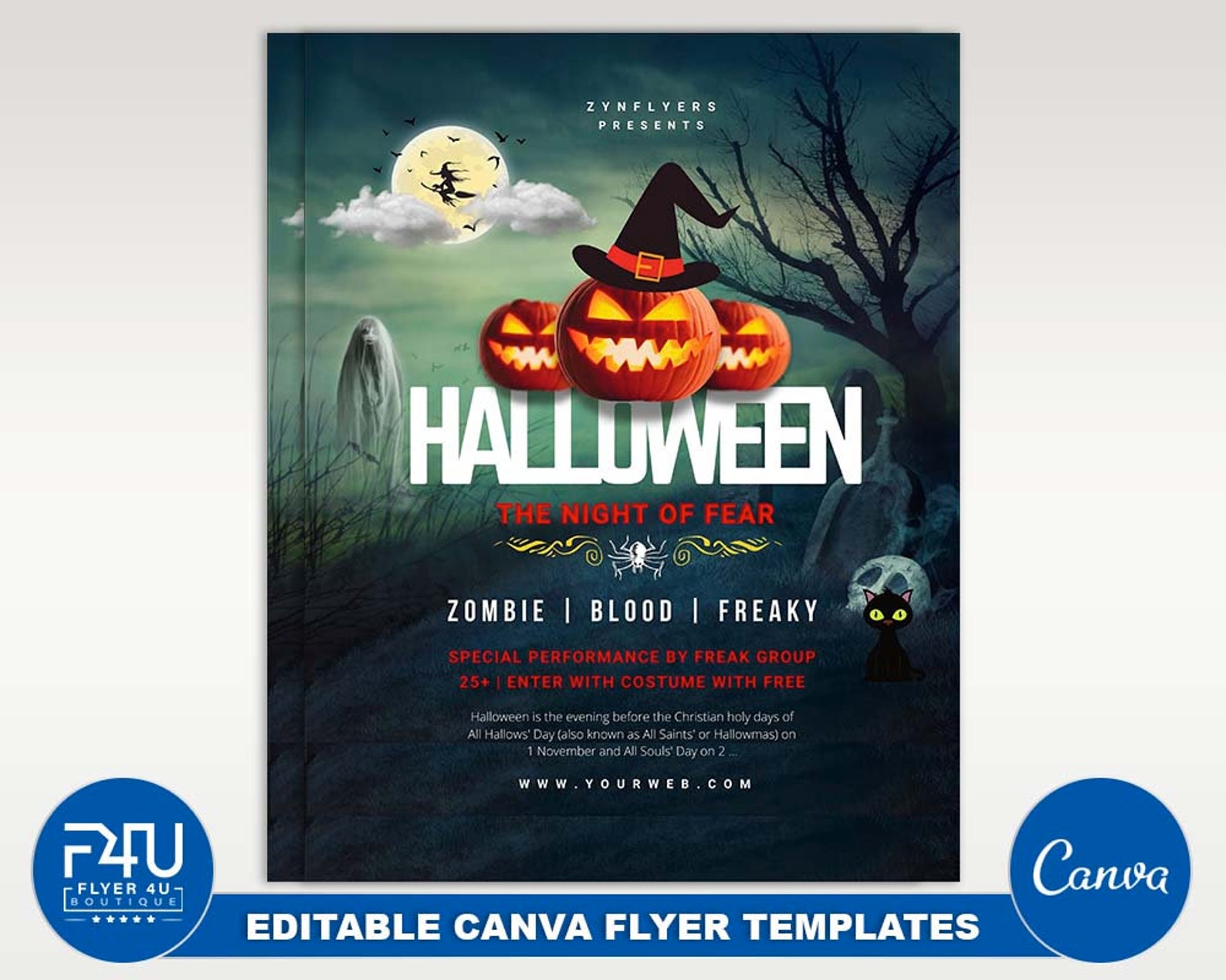 canva halloween presentation