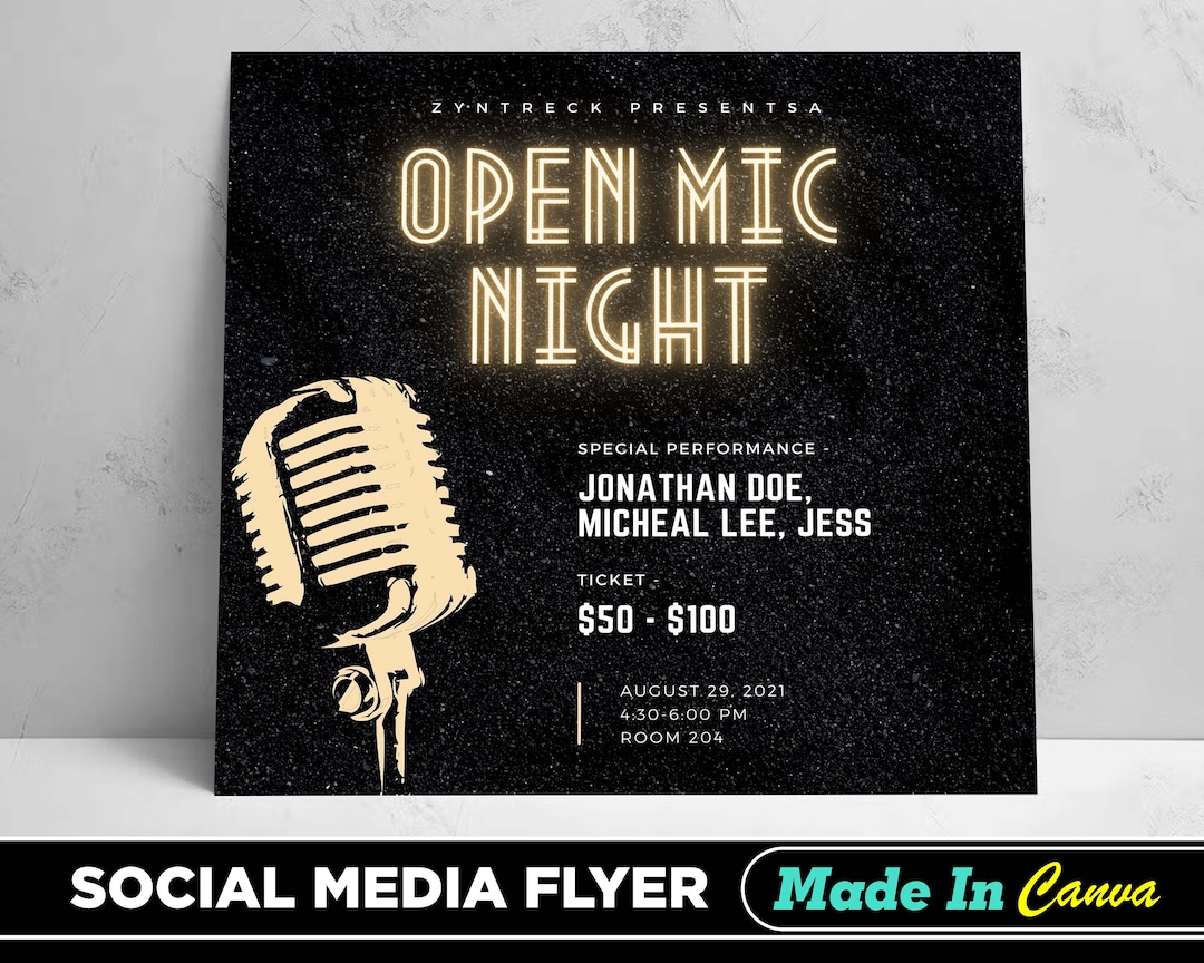 open-mic-night-flyer-diy-canva-open-mic-night-flyer-template-2022-editable-social-media-flyer-template-for-open-mic-night-etsy