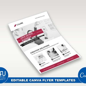 Ui Ux Design Business Flyer DIY Canva Ui Ux Design Business | Etsy