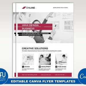 Ui Ux Design Business Flyer DIY Canva Ui Ux Design Business - Etsy