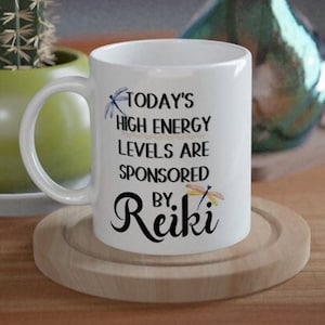 taza de reiki de alta energía para curanderos de reiki, maestros, maestros, practicantes de reiki regalo de curanderos de energía, herramientas de curación de reiki, símbolos de reiki