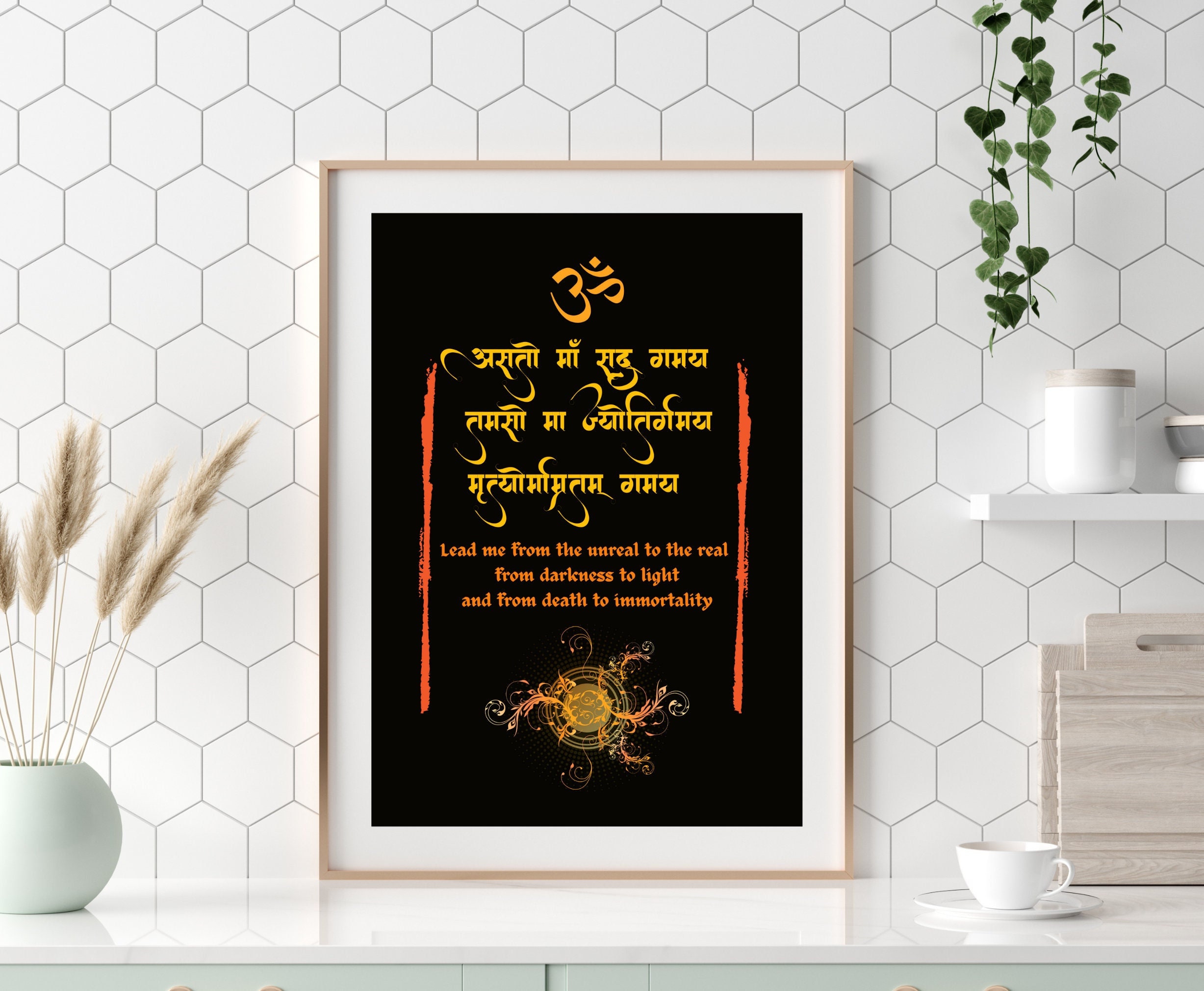 A3 Clasic Hatha-yoga Poster Printable Poster for Teachers and