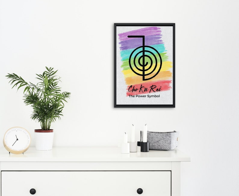 Cho Ku Rei Wall Art Reiki Printable Reiki Symbol Wall Art | Etsy UK