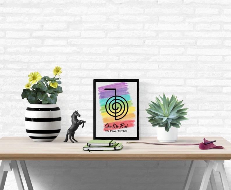 Cho Ku Rei Wall Art Reiki Printable Reiki Symbol Wall Art | Etsy UK