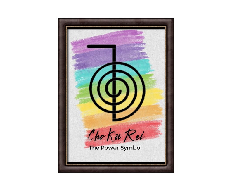 Cho Ku Rei Wall Art Reiki Printable Reiki Symbol Wall Art | Etsy UK