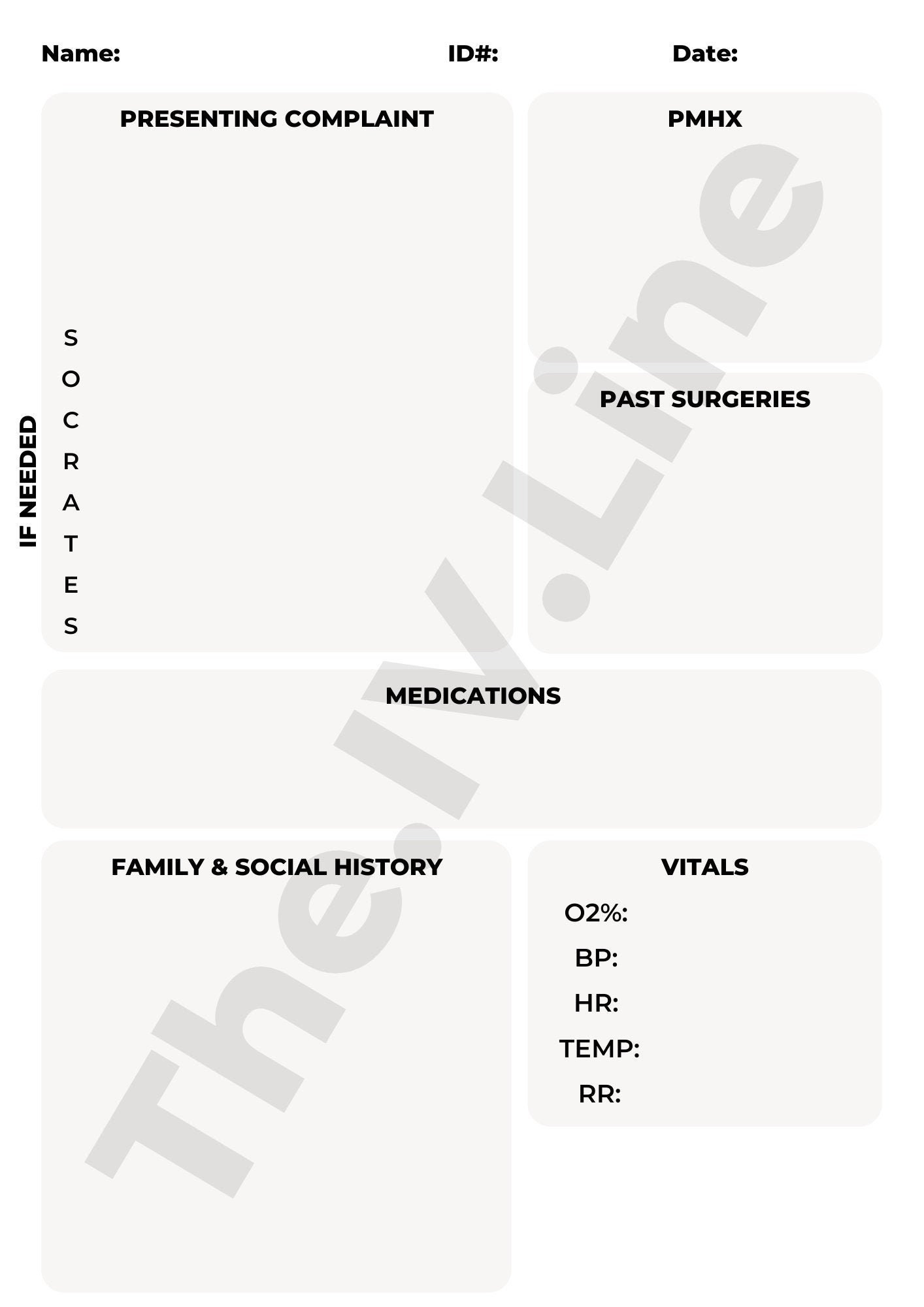 History Taking Template for Medical Students Etsy UK History Taking Template for Medical Students Etsy UK