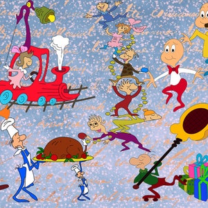 Weihnachten Charaktere svg, Dekorationen Set, neues Jahr Clipart, Bungle, Cartoon Vektor, Neujahr Designs, sofort Download svg, png, pdf
