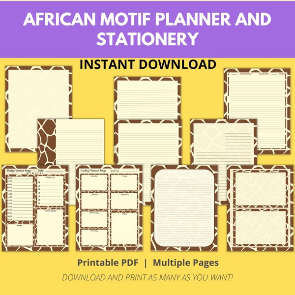 African Motif - Etsy