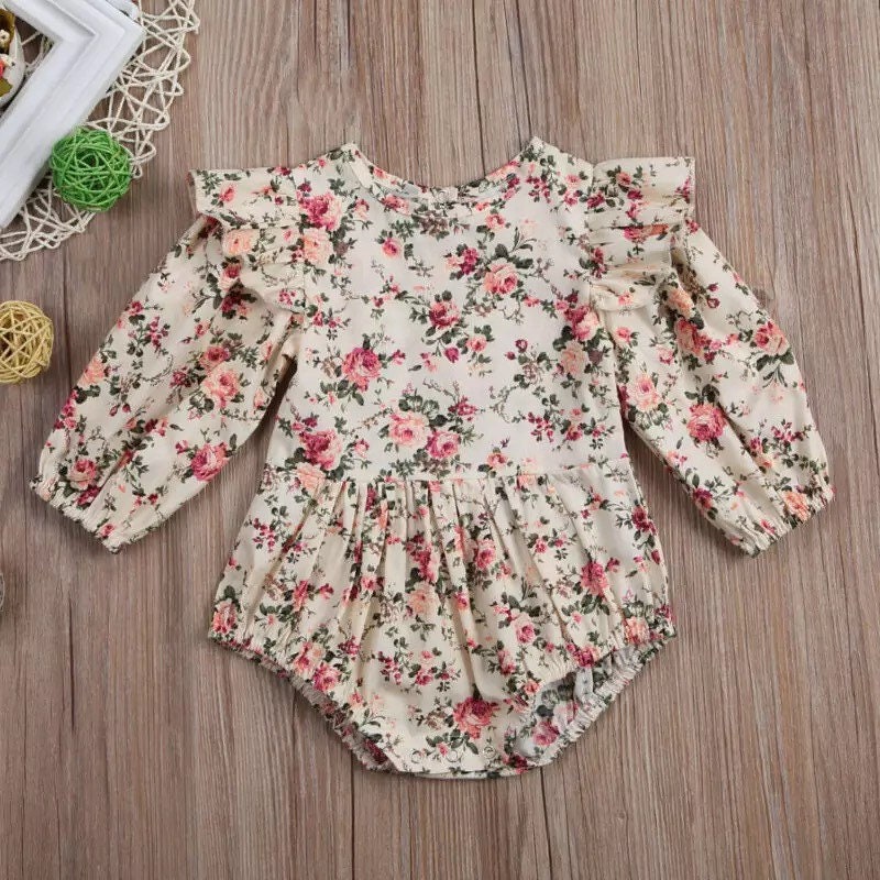 Baby girl hotsell fall rompers