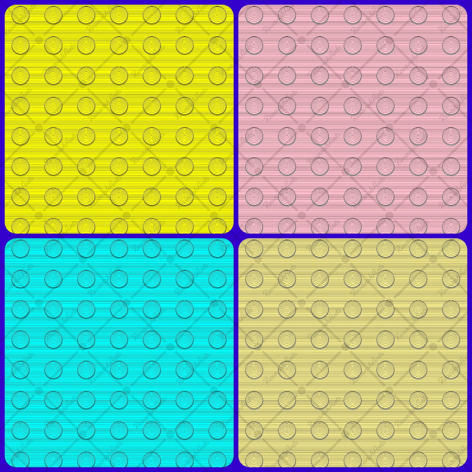 Digital paper printable 3d circles lines geometric shapes | Etsy