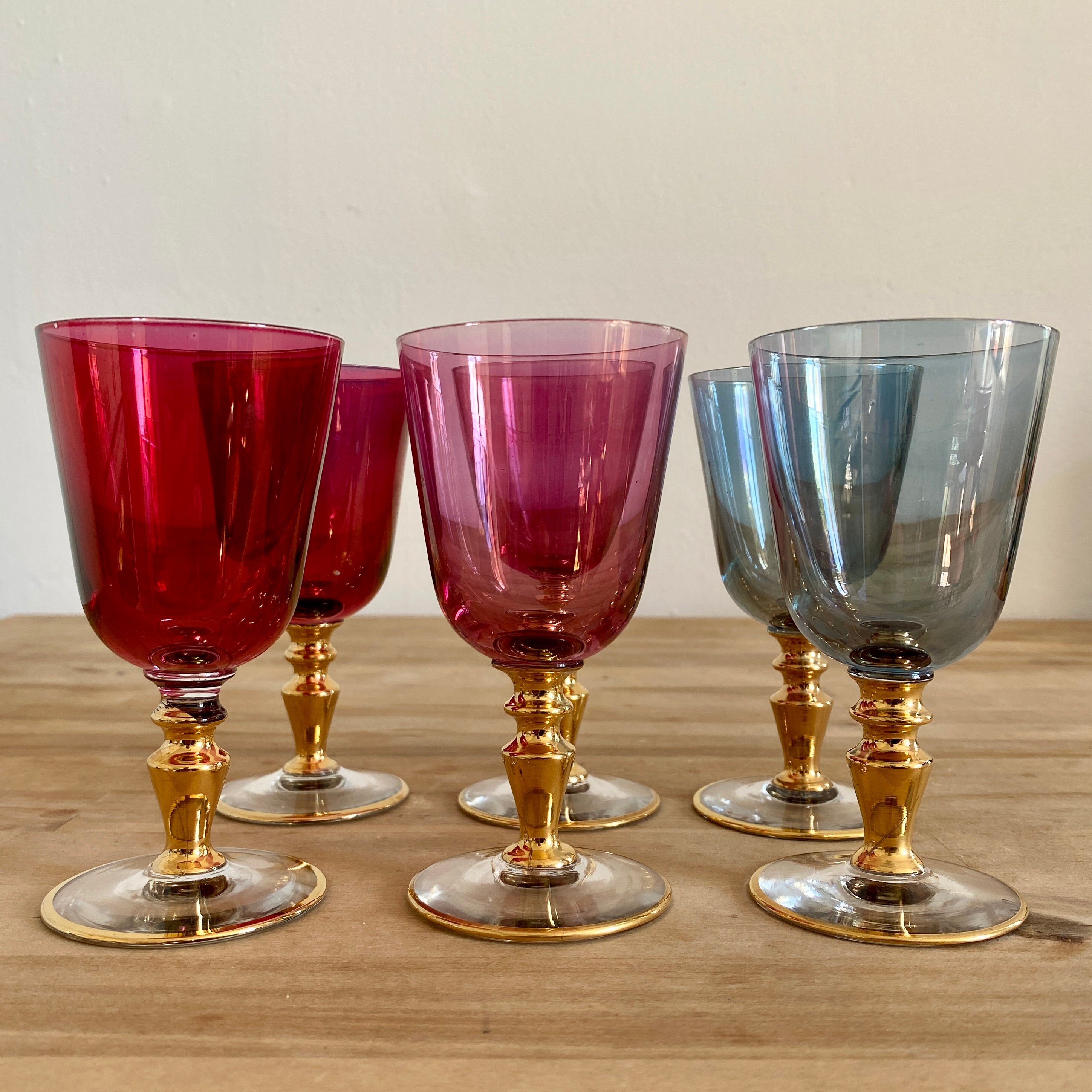 Lot de 6 Verre à Liqueur Vintage