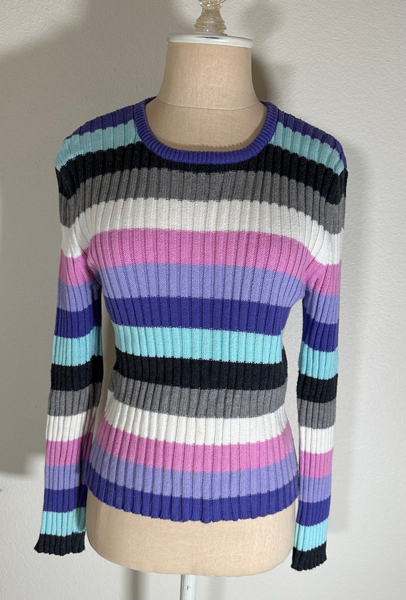 Vintage Y2K No Boundaries Cotton Multi-Color Strip