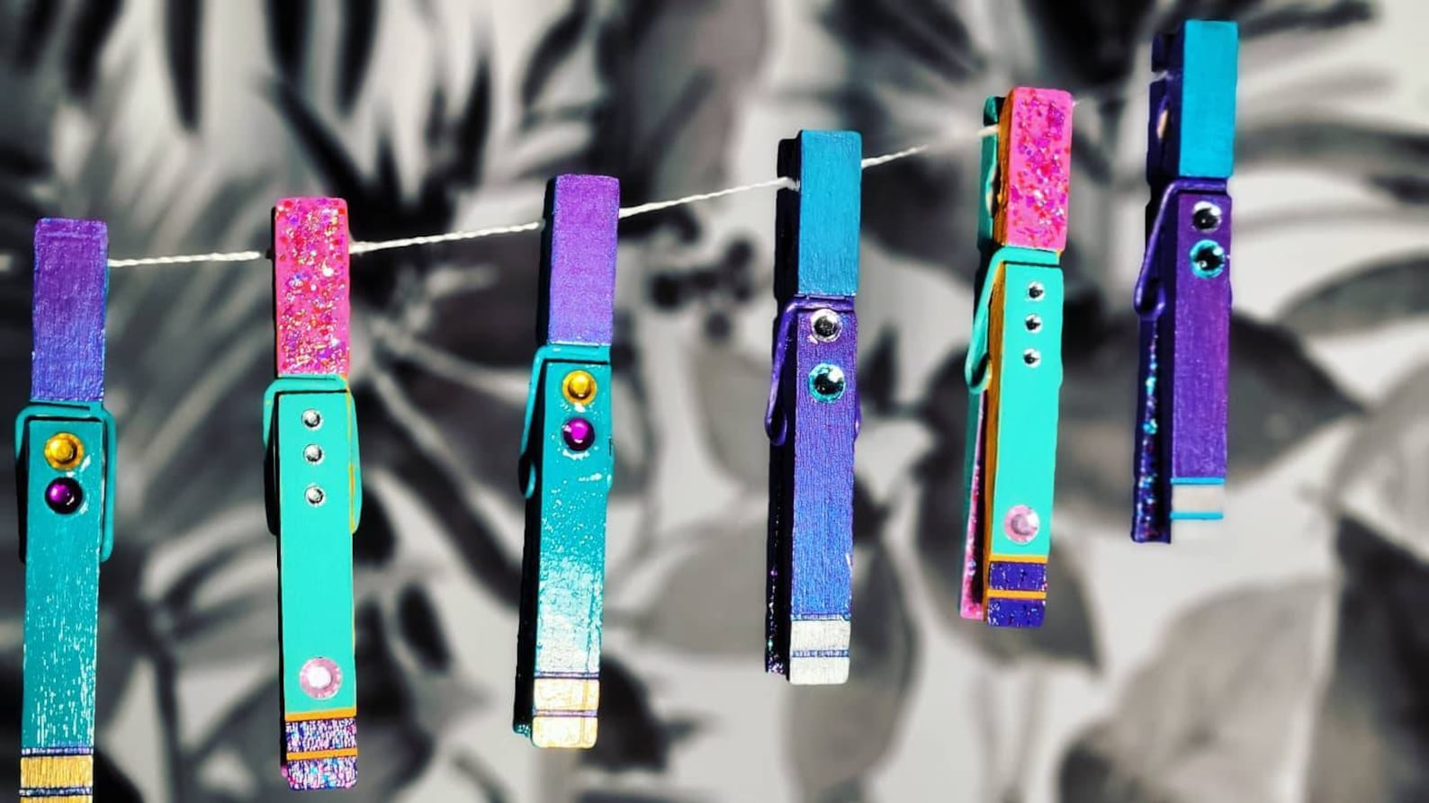 Hand Painted Clothespins that are custom painted and sealed Etsy
